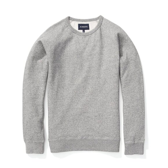 Jomers Fleece Sweatshirt Textured Gray Large L - Picture 1 of 1